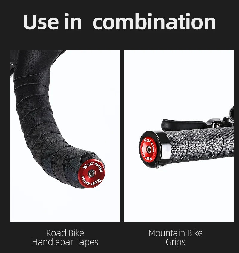 Aluminum Alloy Handlebar Bar End Plugs 6061, Mechanical Expansion