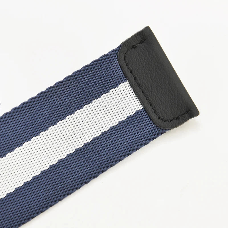 Youth Canvas Belt Dual Ring Buckle, Streetwear Style for Jeans & Cargo Pants deideas
