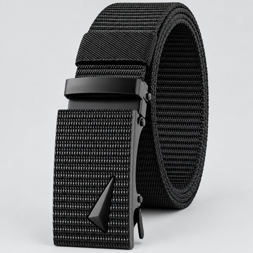 Men's Belt Automatic Metal and Nylon Buckle Casual Sports Outdoor Work Belt deideas