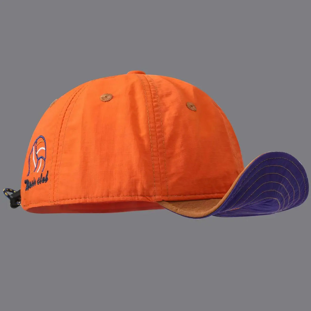 Cycling Cap – Colorblock Design, Adjustable, 4 Colors