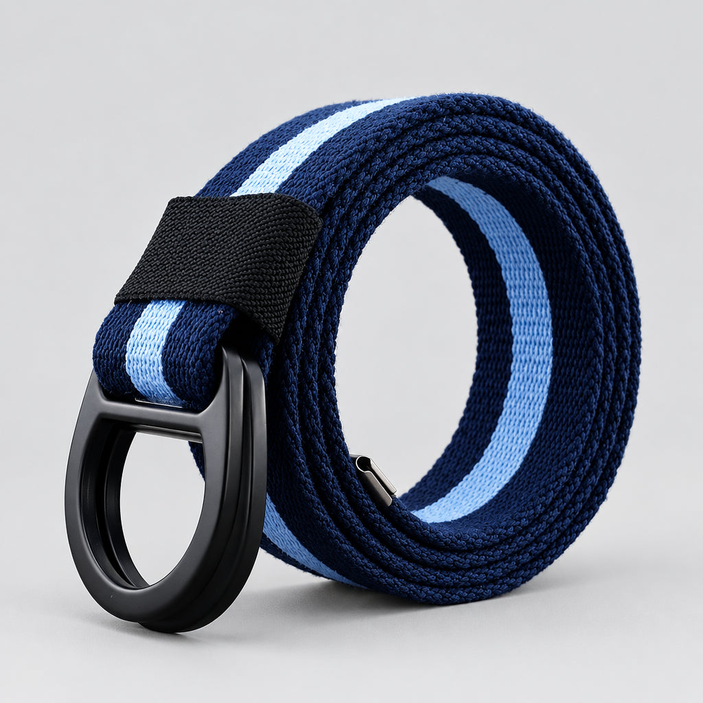 Canvas Belt – Adapt Double Buckle, Solid & Striped Styles