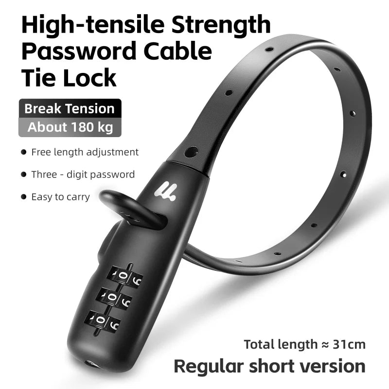 Zip-Tie Combination Lock – 3-Digit, 31 or 53 cm