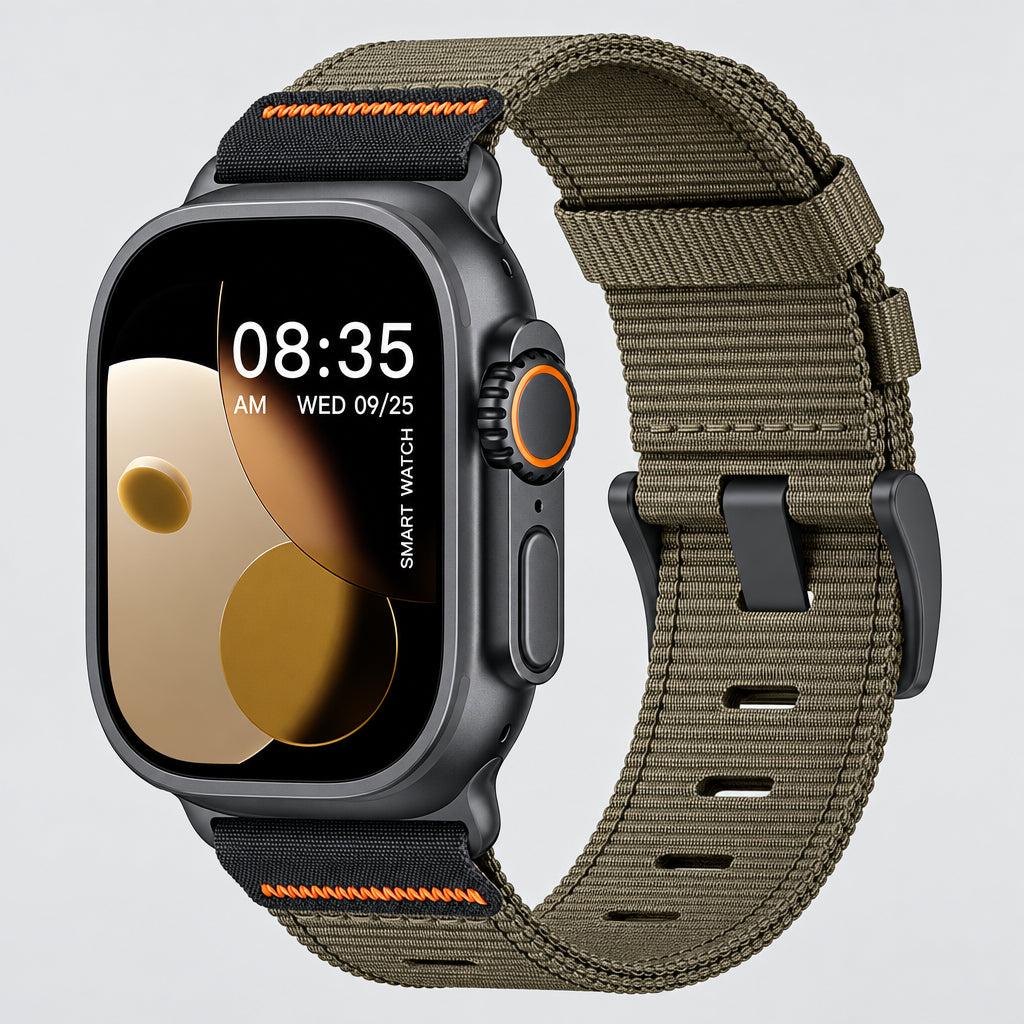 Nylon Apple Watch Band, 38–49mm Adjustable
