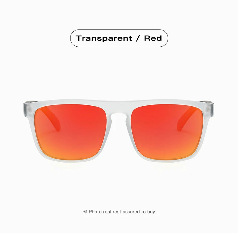 Square Sunglasses – Mirrored-Look Lenses, 10 Styles