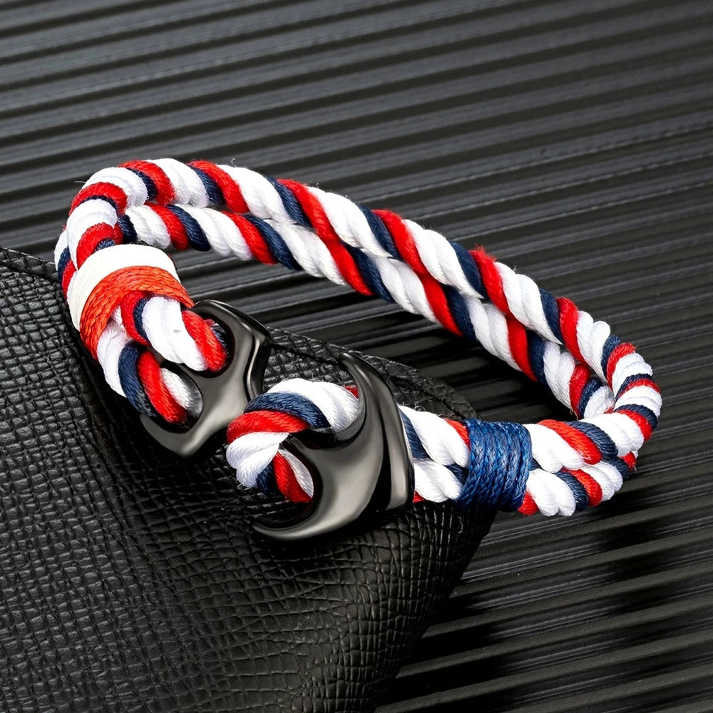 Twin Strand Anchor Bracelet Waterproof & Sporty deideas