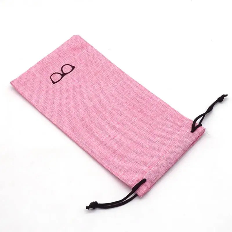 Linen Drawstring Pouch – 18 × 9 cm, 7 Colors