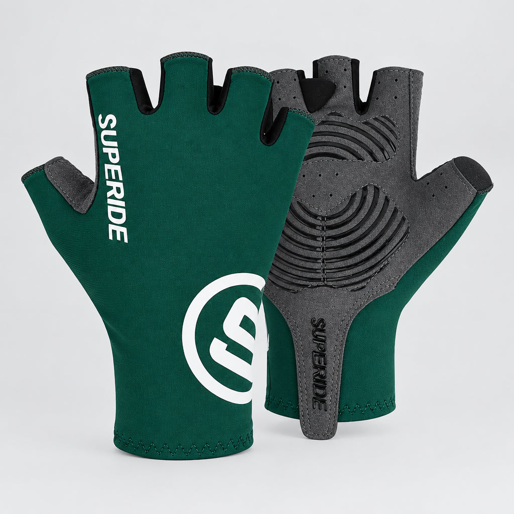 Half-Finger Cycling Gloves – Padded, Sizes S–XL