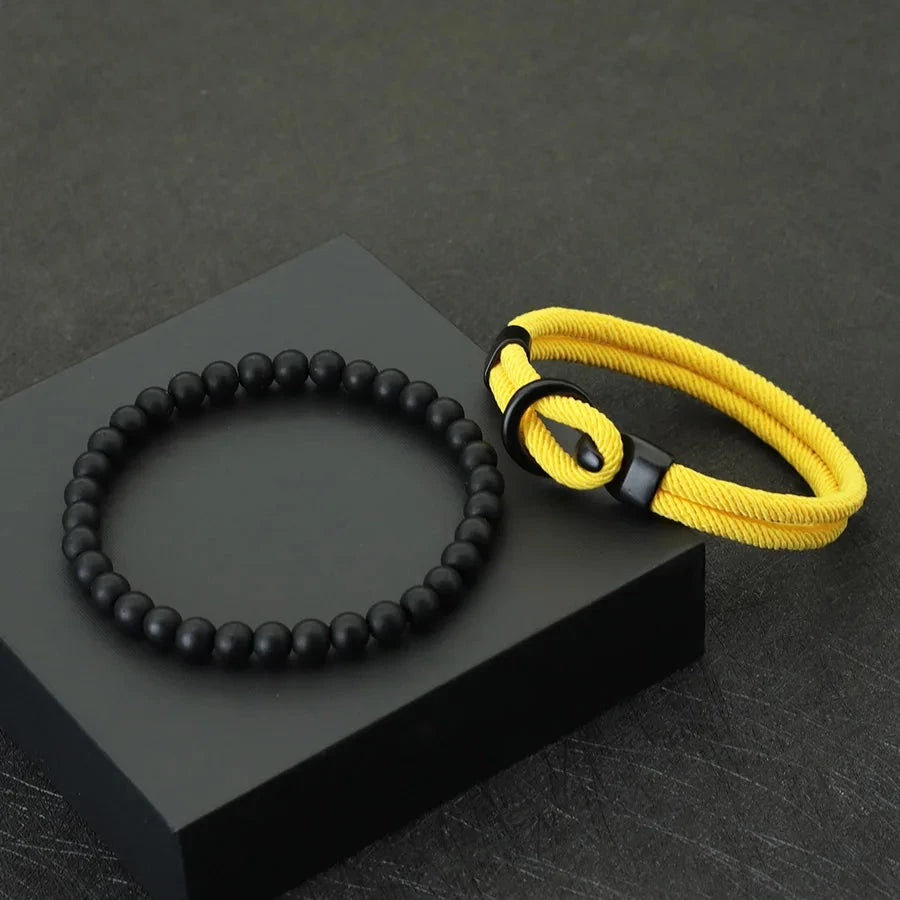 Bracelets Onyx Minimal A simple but powerful set, with the elegance of onyx deideas