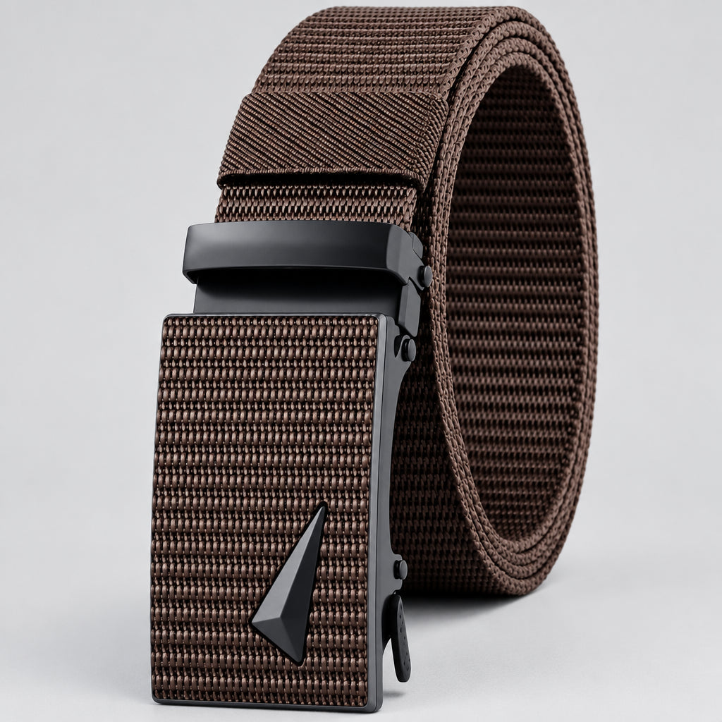 Men's Belt Automatic Metal and Nylon Buckle Casual Sports Outdoor Work Belt deideas
