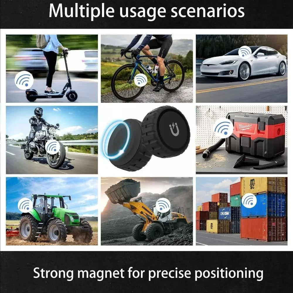 Ultra Magnetic AirTag Holder Case for Car Truck Bicycle Camping Waterproof Shatterproof Discreet Design with Adhesive Tape deideas