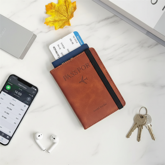 Passport Holder & Travel Wallet – PU Leather, 15 Options