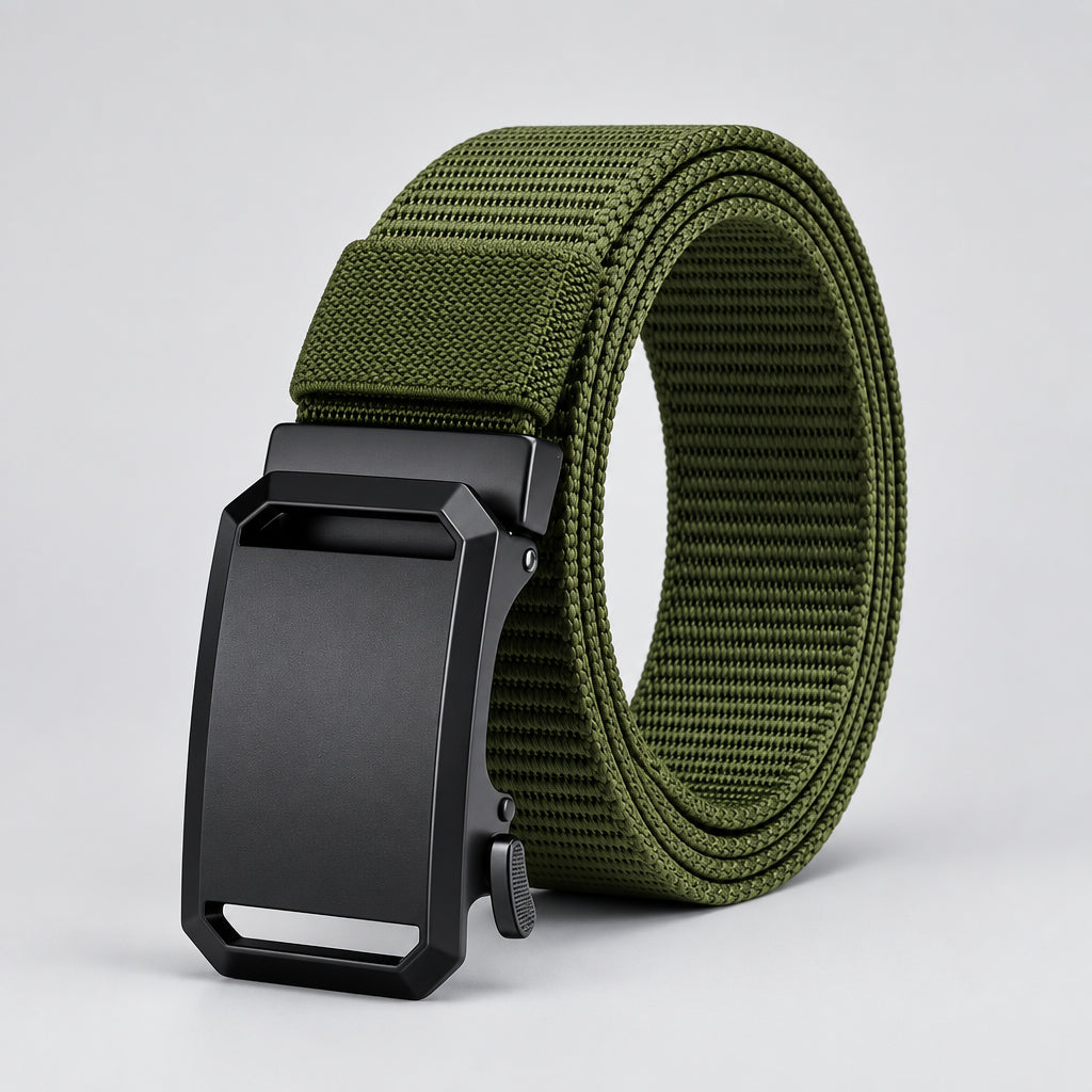 Canvas Tactical Belt Automatic Buckle
