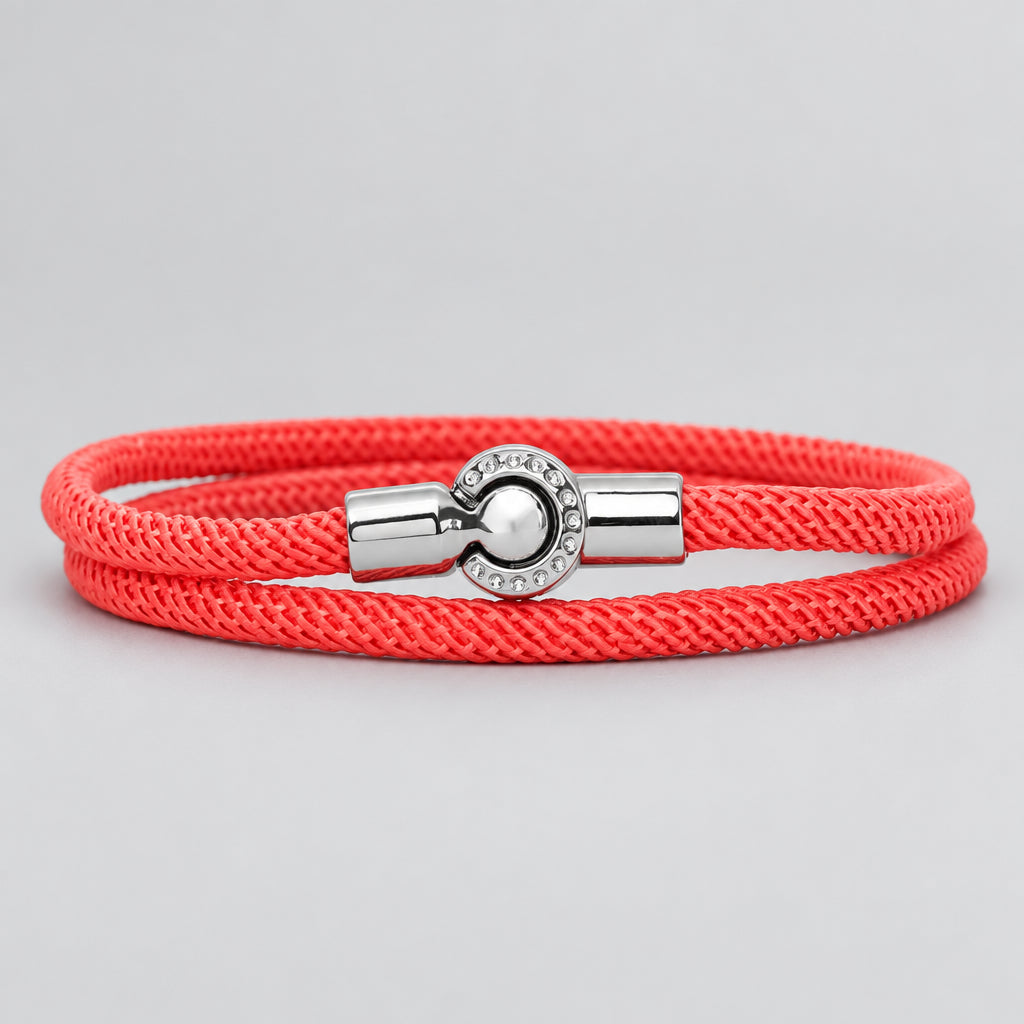 Simple Style Men Rope Bracelet Magnet Buckle Bilayer Outdoor Sports Nautical Braslet Pulseras Para Hombre Perfect Gift For Him deideas
