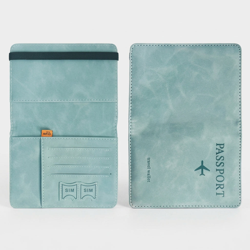 Passport Holder & Travel Wallet – PU Leather, 15 Options