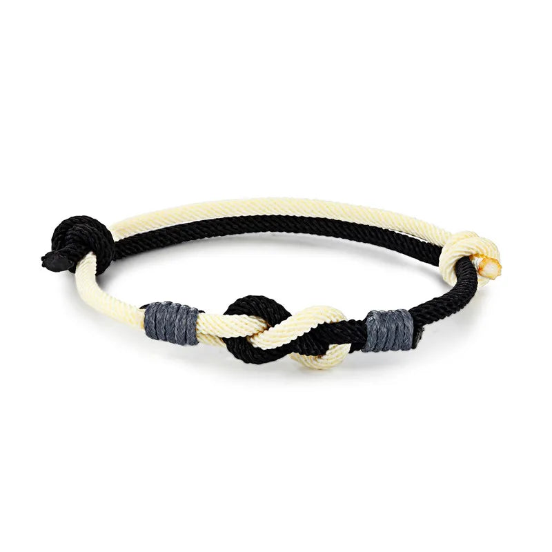 Knot Rope Bracelet – Adjustable, 13 Colors