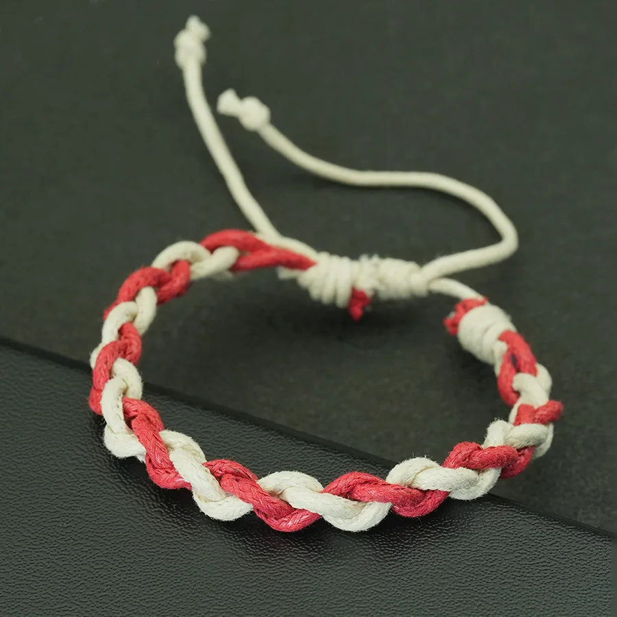 Adjustable Braided Cord Bracelet – Awaken, 4 Colors