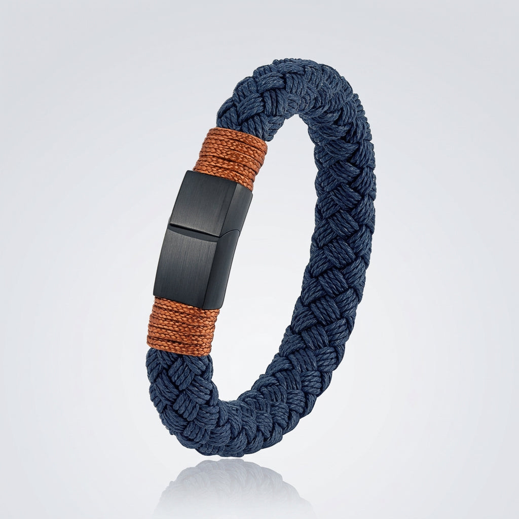 Braided Rope Bracelet – Mariner’s Heritage, 3 Colors, 19–23 cm