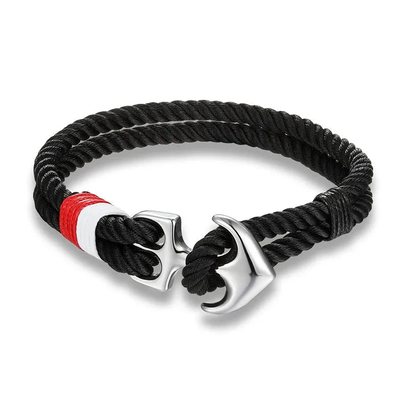Twin Strand Anchor Bracelet Waterproof & Sporty deideas