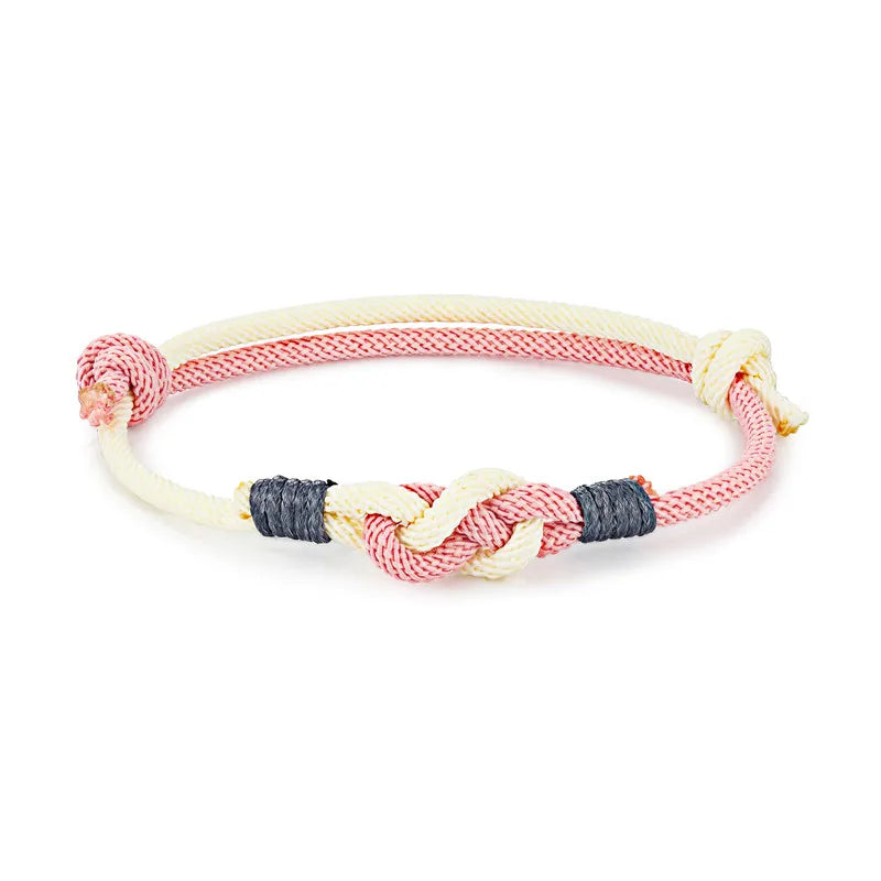 Knot Rope Bracelet – Adjustable, 13 Colors