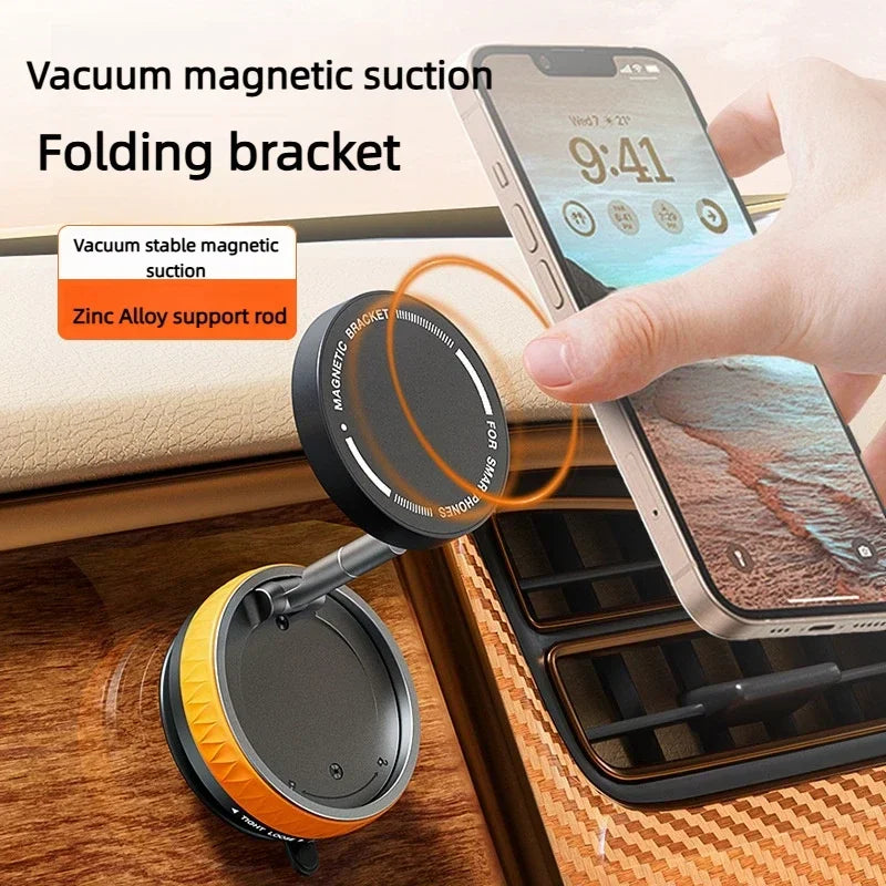 Foldable Magnetic Phone Holder – Suction Base, 3 Colors