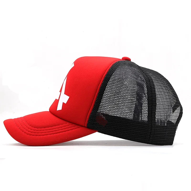 Unisex Mesh Snapback Cap Breathable Casual Sports Hat deideas