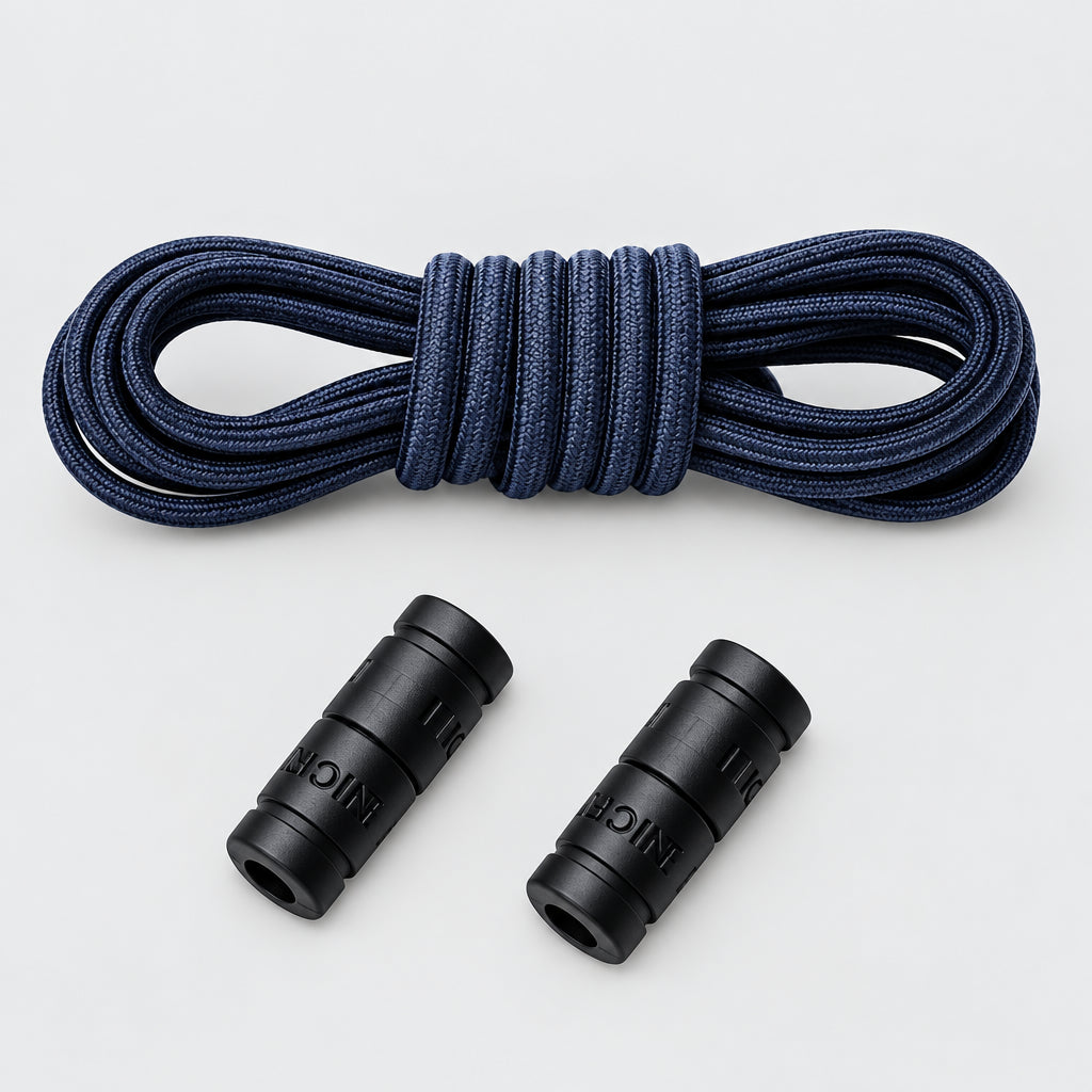 No-Tie Elastic Shoelaces with Color Buckle