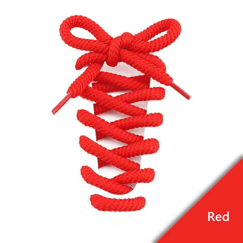 Round Rope Shoelaces – 18 Colors, 100–160 cm, One Pair