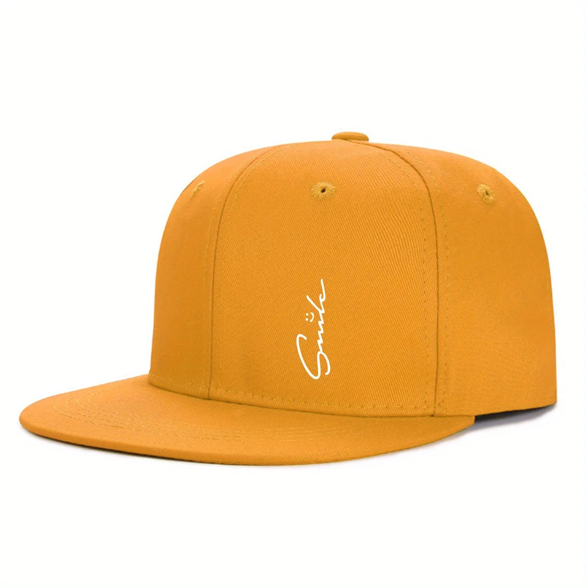 Smile Flat-Brim Cap – Bloom, 15 Colors