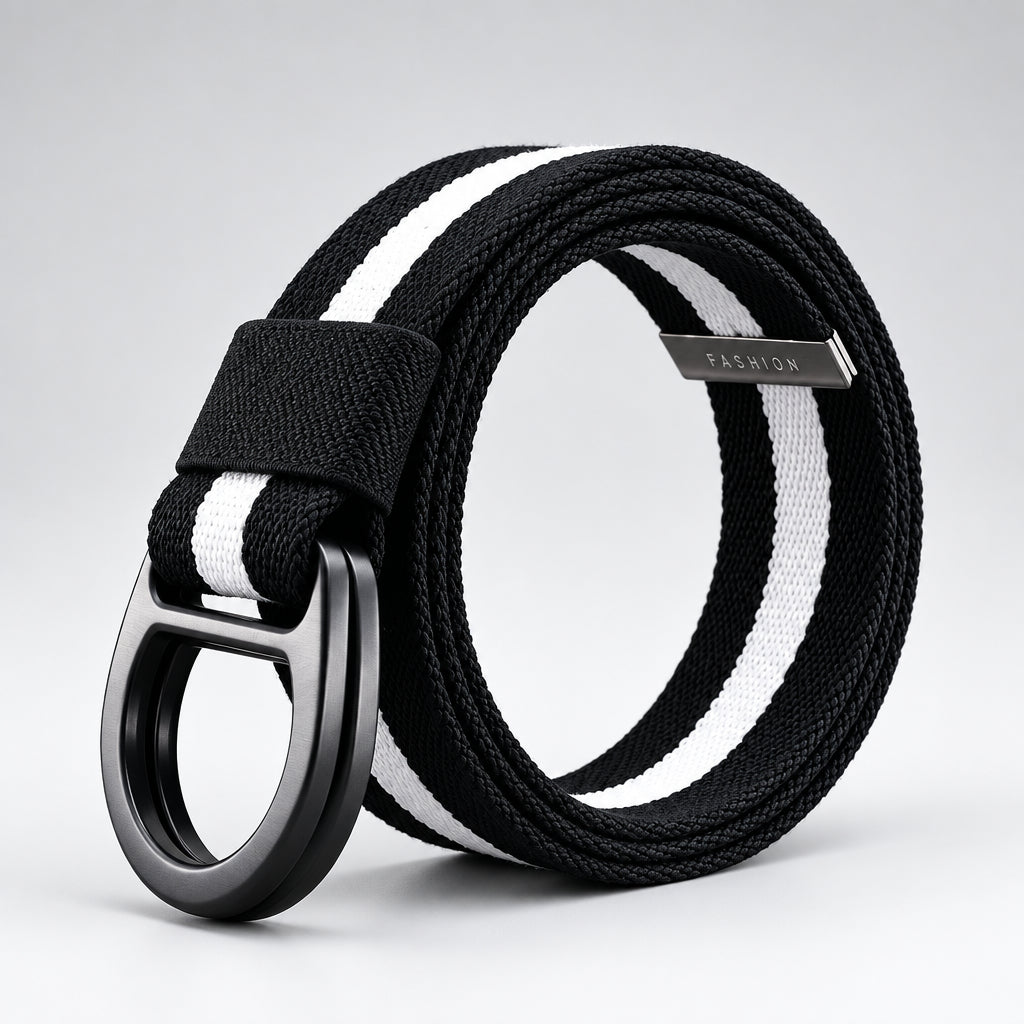 Canvas Belt – Adapt Double Buckle, Solid & Striped Styles