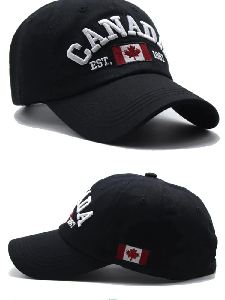 Canada 1867 Embroidered Baseball Cap – Adjustable