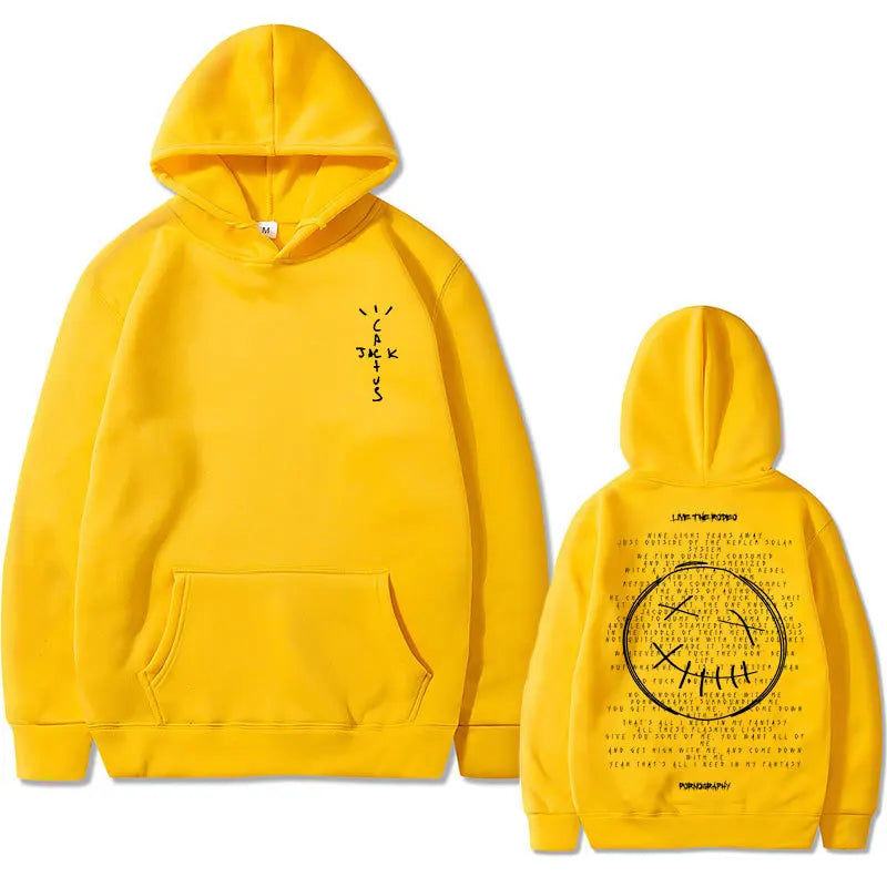 Face Graphic Pullover Hoodie – 12 Colors