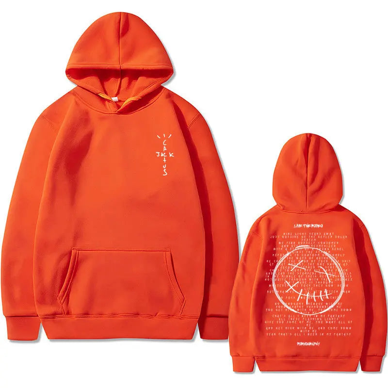 Face Graphic Pullover Hoodie – 12 Colors
