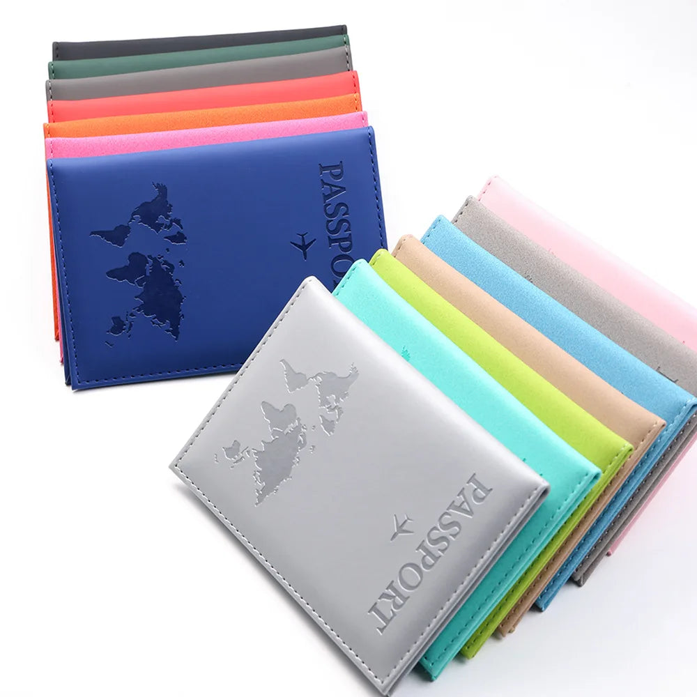 Passport Holder & Travel Wallet – PU Leather, 15 Options