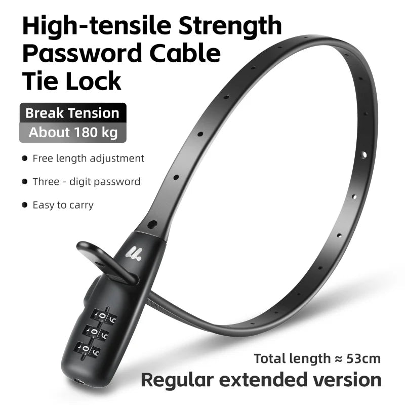 Zip-Tie Combination Lock – 3-Digit, 31 or 53 cm