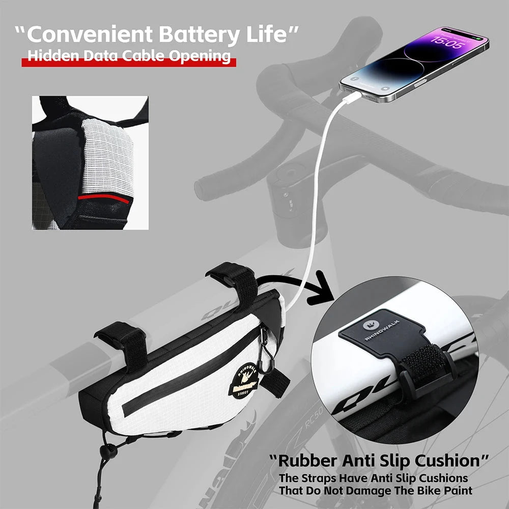 Water Resistant Bike Frame Bag deideas