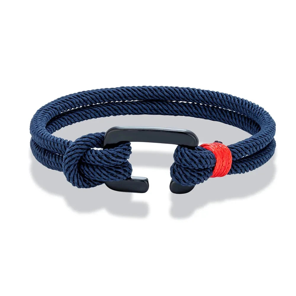 Modern Nautical Rope Bracelet Minimalist Design with C Clasp deideas