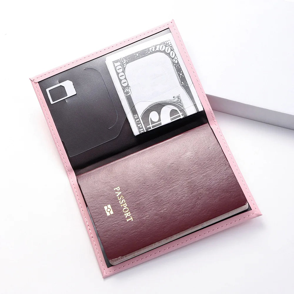 Passport Holder & Travel Wallet – PU Leather, 15 Options