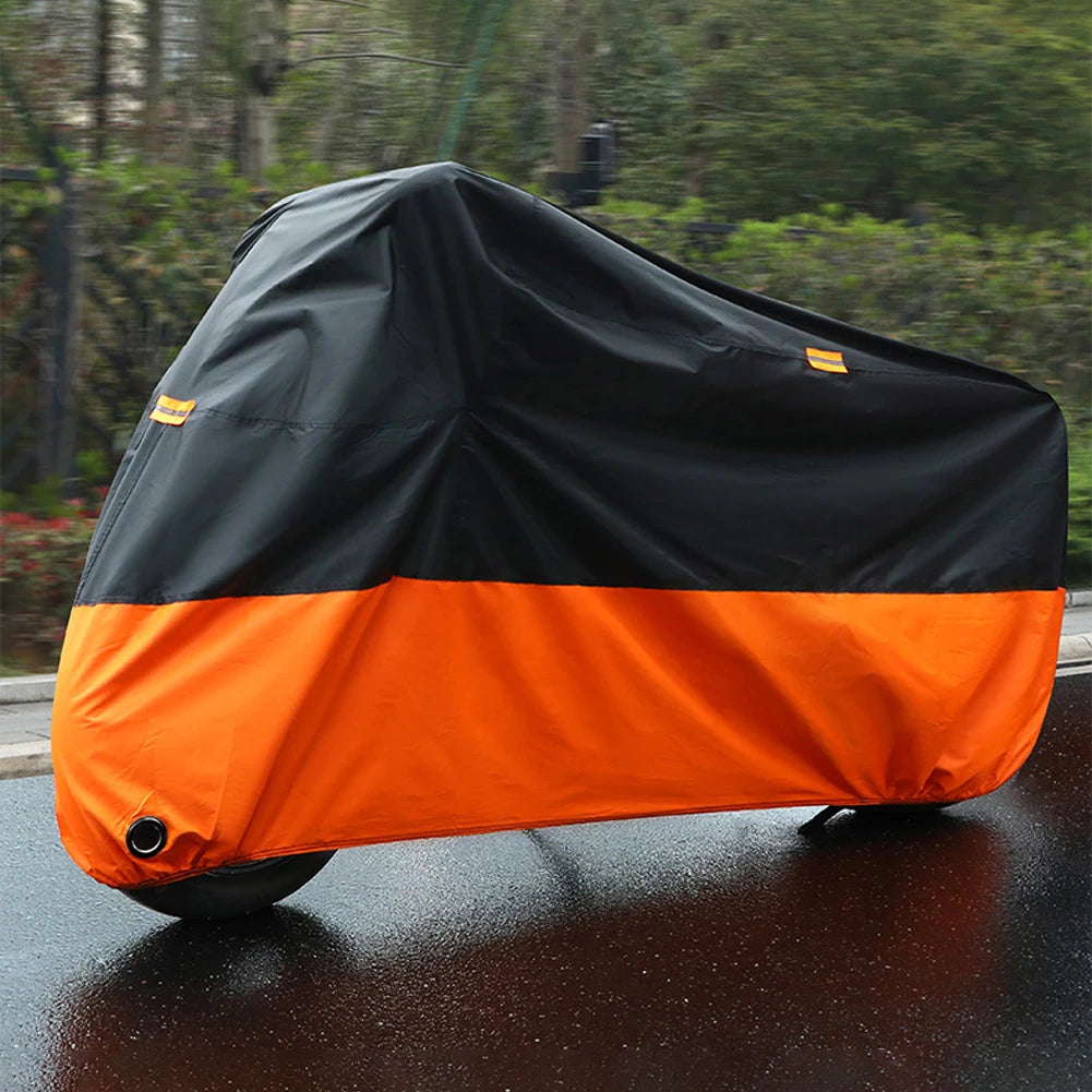 Motorcycle Storage Cover – Buckle Strap & Lock Opening
