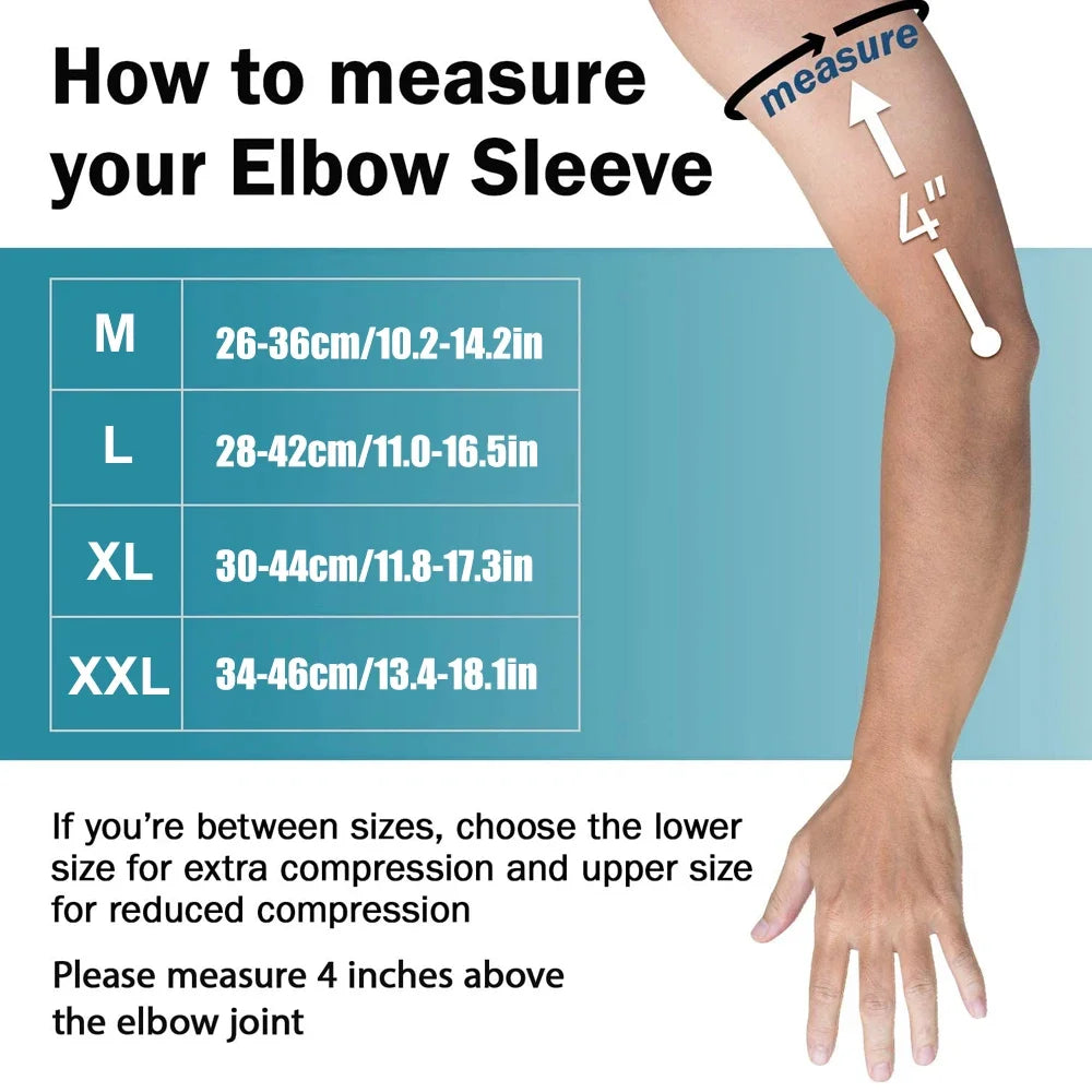 Padded Elbow Sleeves for Riders – One Pair, M–XXL