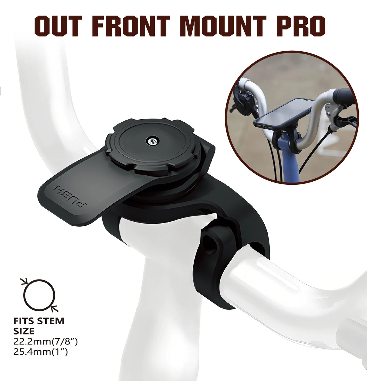 Bike Phone Mount – Twist-Lock Sets & Damper Option