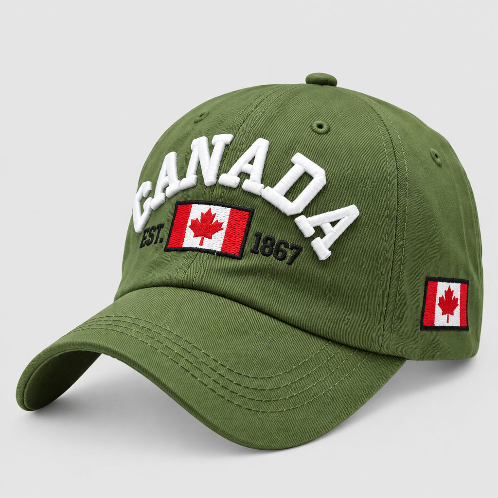 Canada 1867 Embroidered Baseball Cap – Adjustable