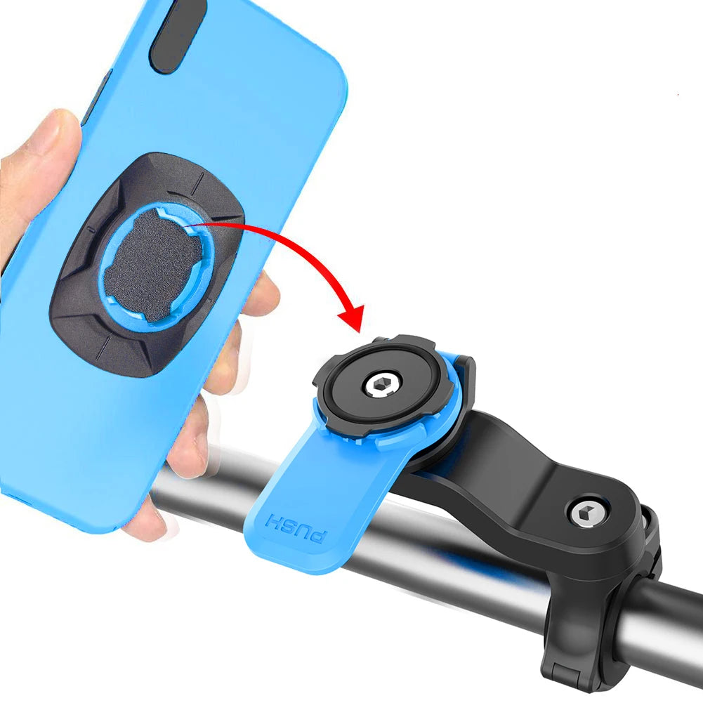 Bike & Motorcycle Phone Mount – Rotating Handlebar Holder