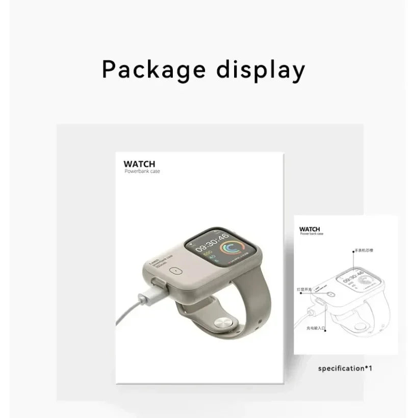 Charge — Chargeur sans fil portable + batterie externe pour Apple Watch