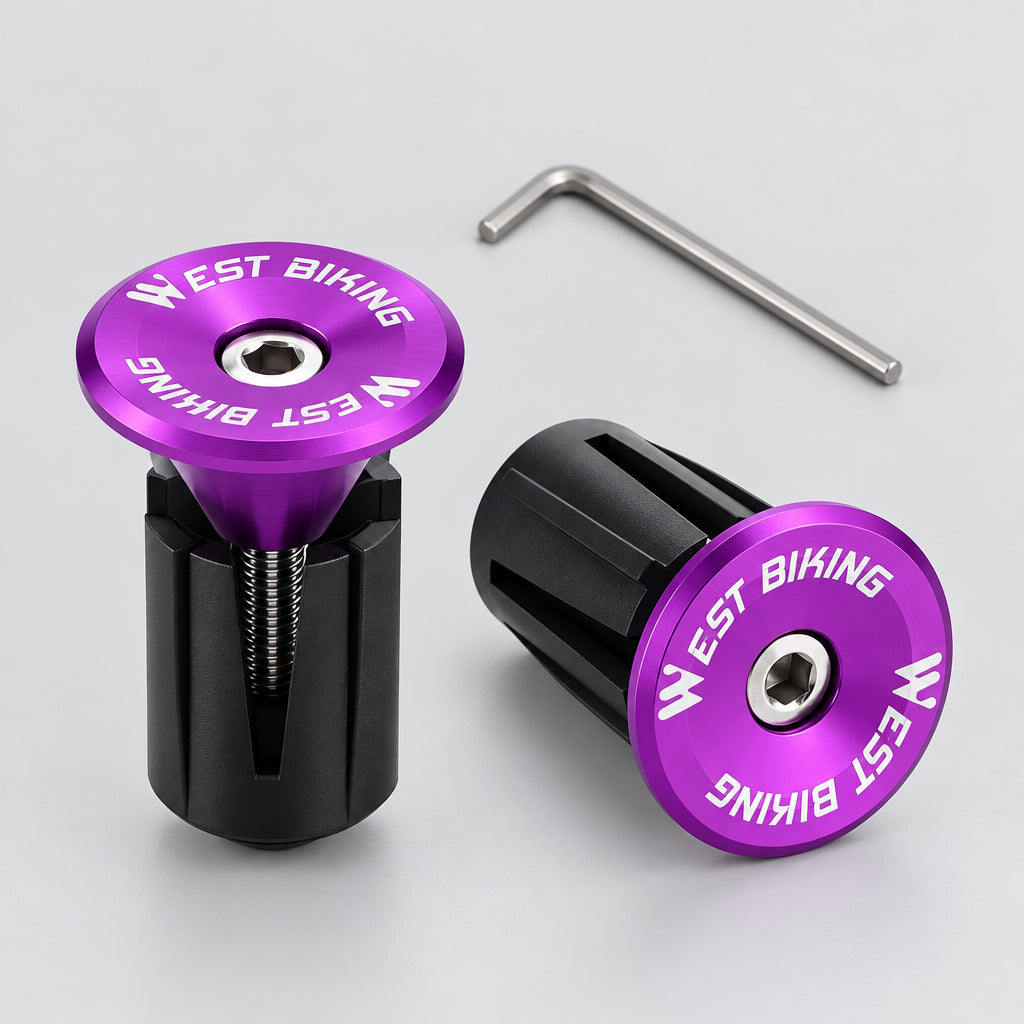 Aluminum Alloy Handlebar Bar End Plugs 6061, Mechanical Expansion