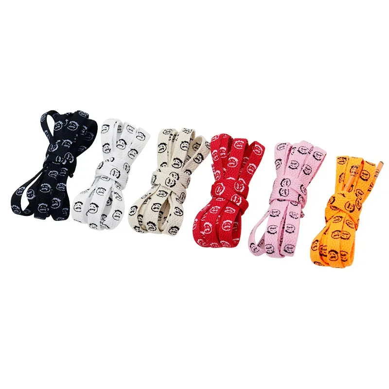 Bandana Graphic Flat Shoelaces – 8 mm, 70–200 cm