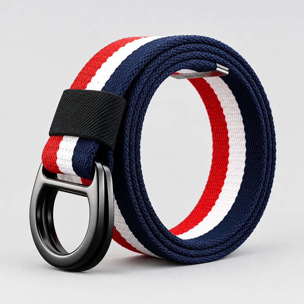 Canvas Belt – Adapt Double Buckle, Solid & Striped Styles