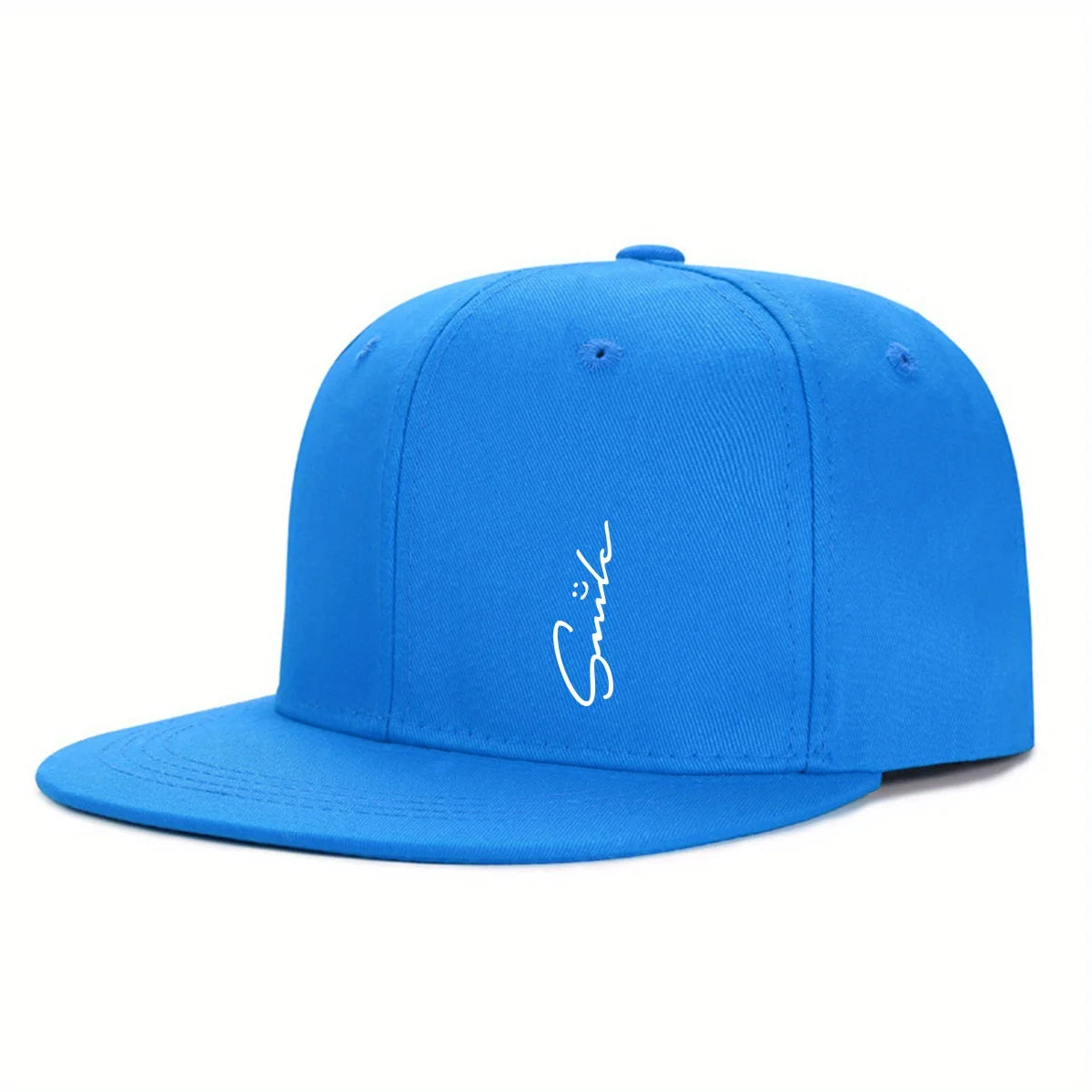 Smile Flat-Brim Cap – Bloom, 15 Colors