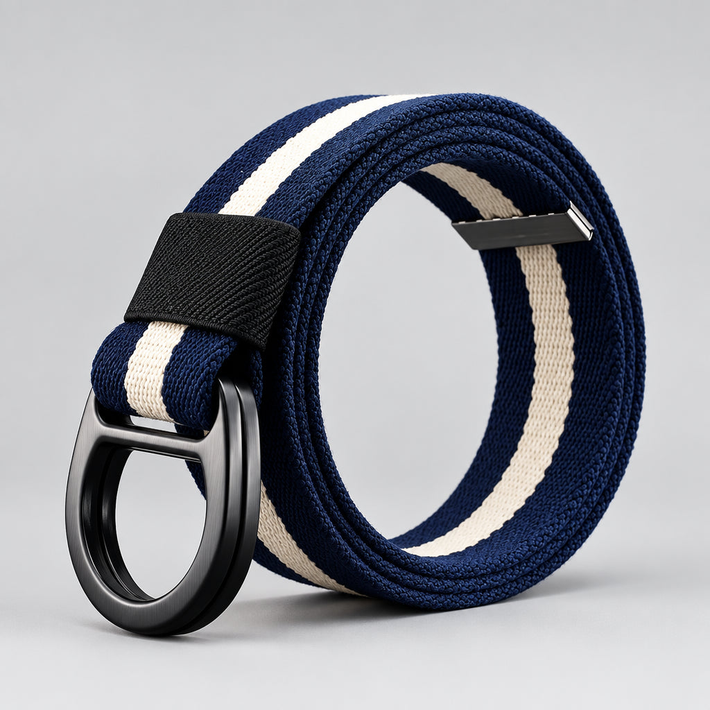 Canvas Belt – Adapt Double Buckle, Solid & Striped Styles