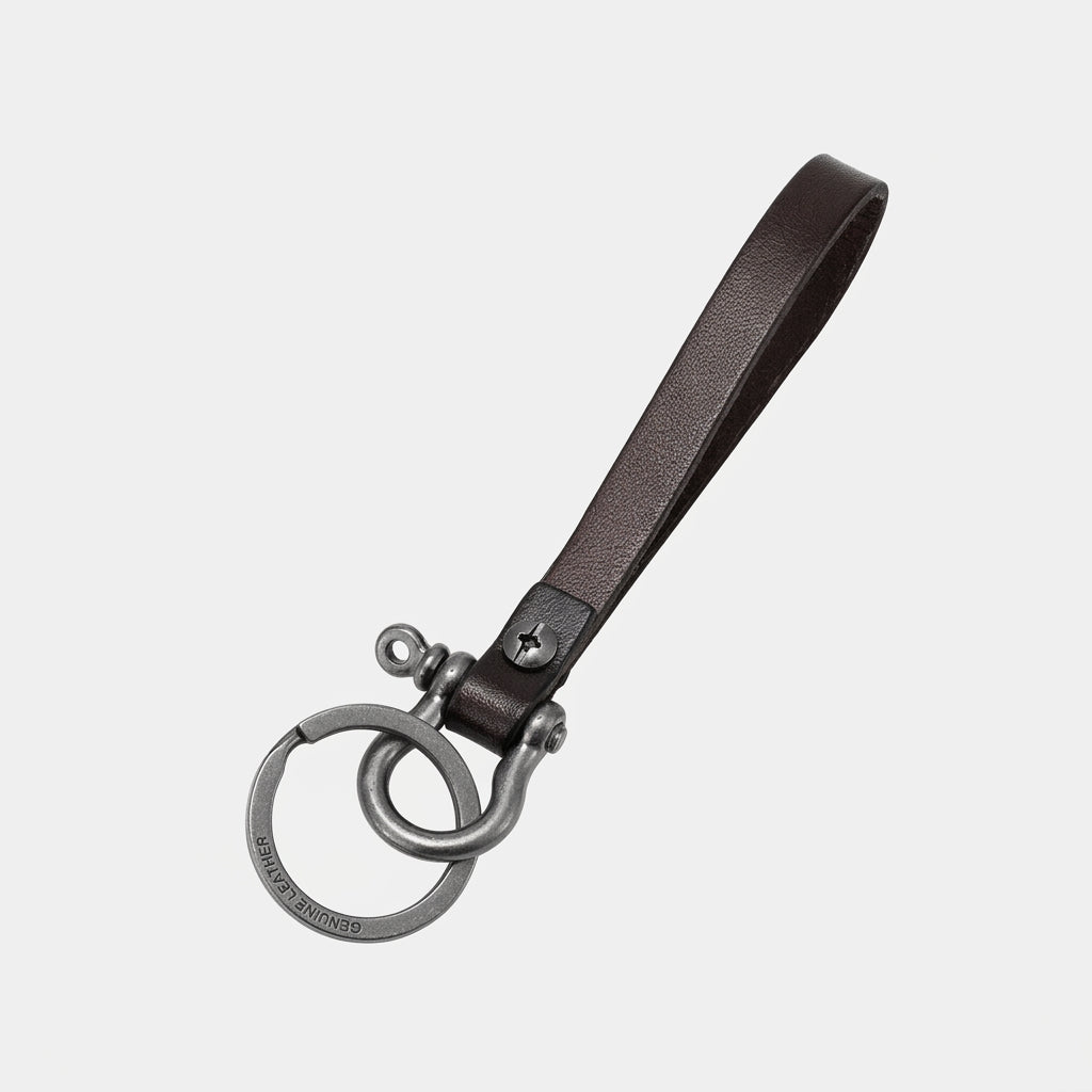 RideHook Nautical Shackle Leather Keyring deideas