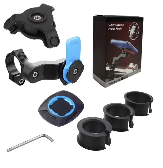 Bike & Motorcycle Phone Mount – Rotating Handlebar Holder